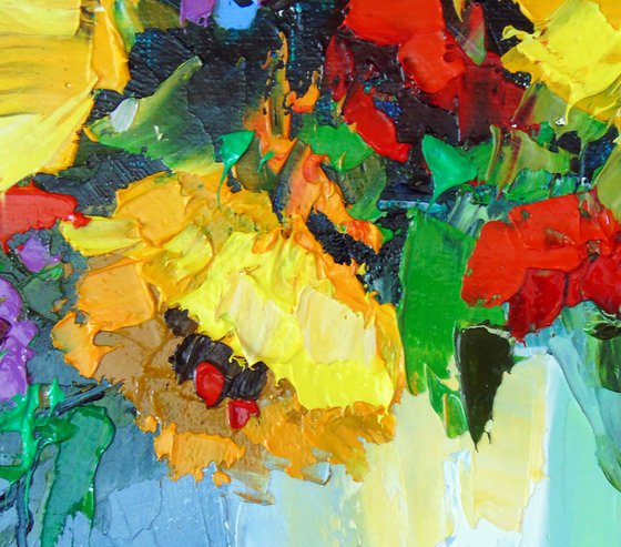 Bouquet of summer flowers