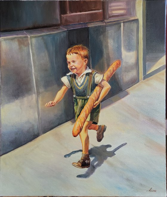 Le petit parisien after Willy Ronis