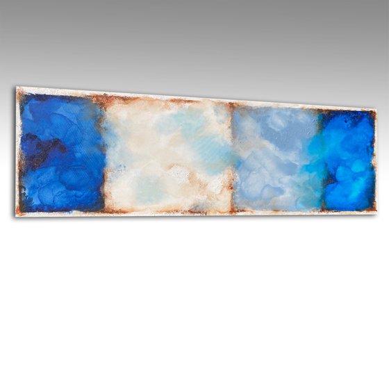 4 blues panels (150 x 50 cm) Dee Brown