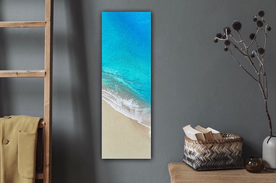 Finding balance - aerial ocean painting