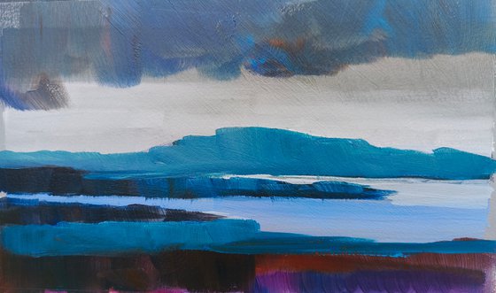 Seascape in blue