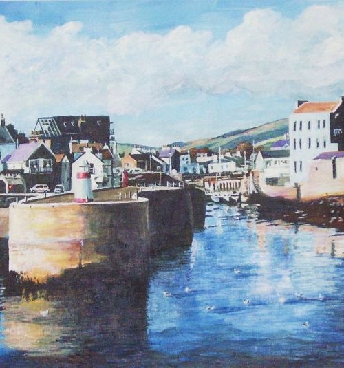 Castletown Harbour - Isle of Man by Max Aitken