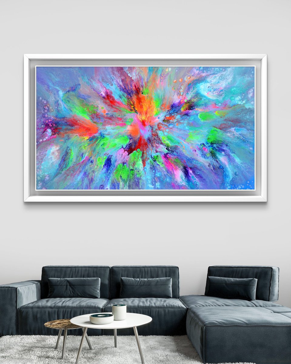 Flowing Energy 45 By Soos Tiberiu, 55 X 31, Artwork For Sale On Artfinder
