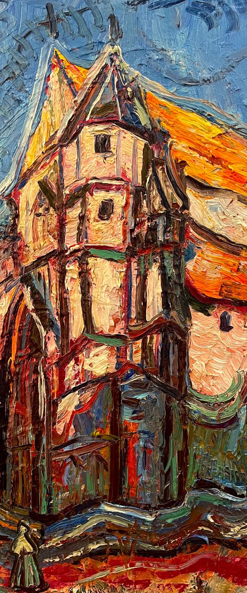 Next to the church by Roman Sleptsuk