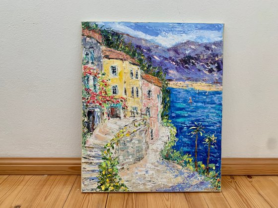 Italian village by the sea