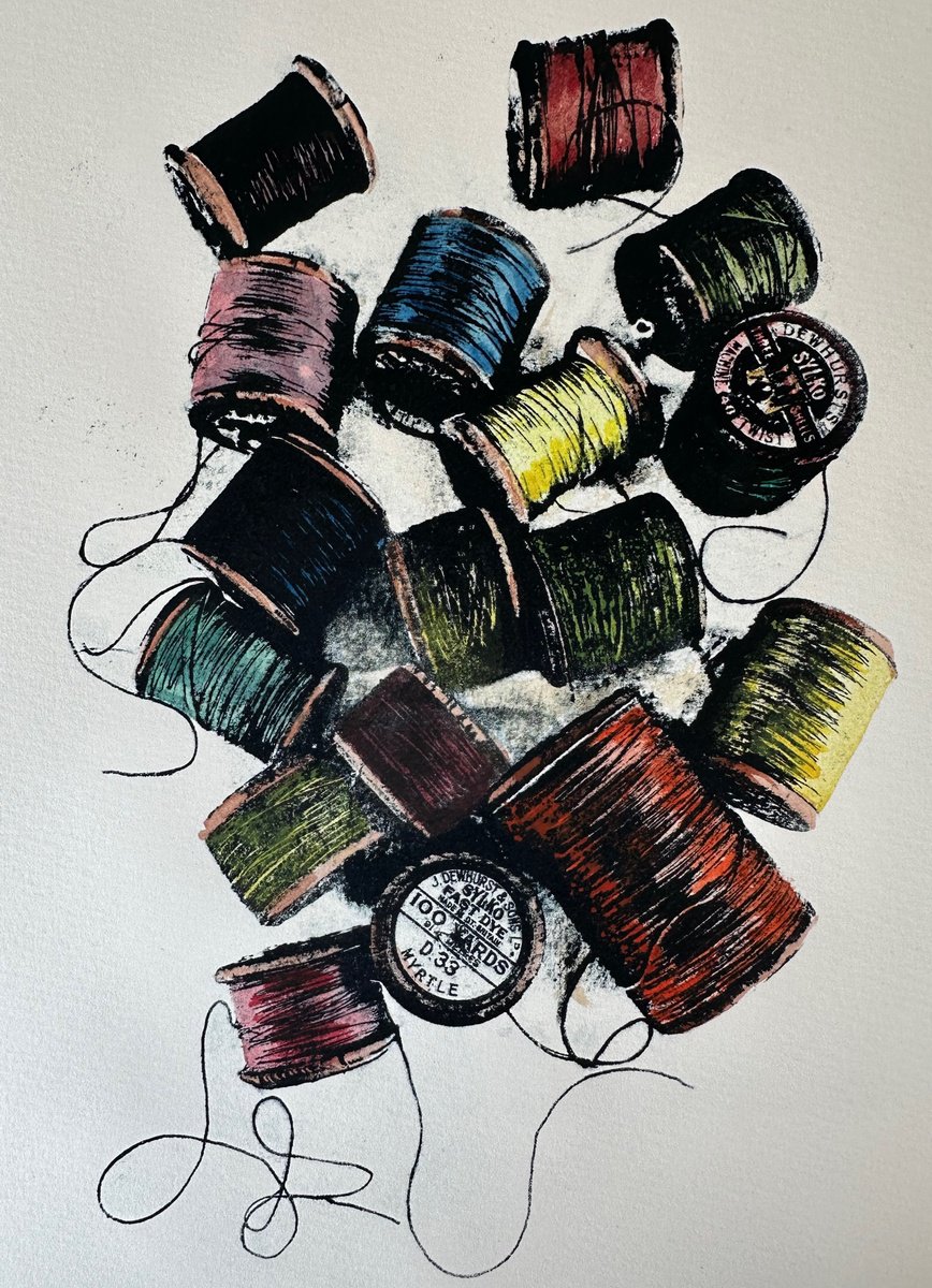 Limited Edition Print , Sew Your Heart By Diane Mclellan, 9 X 14, Artwork For Sale On Artfinder