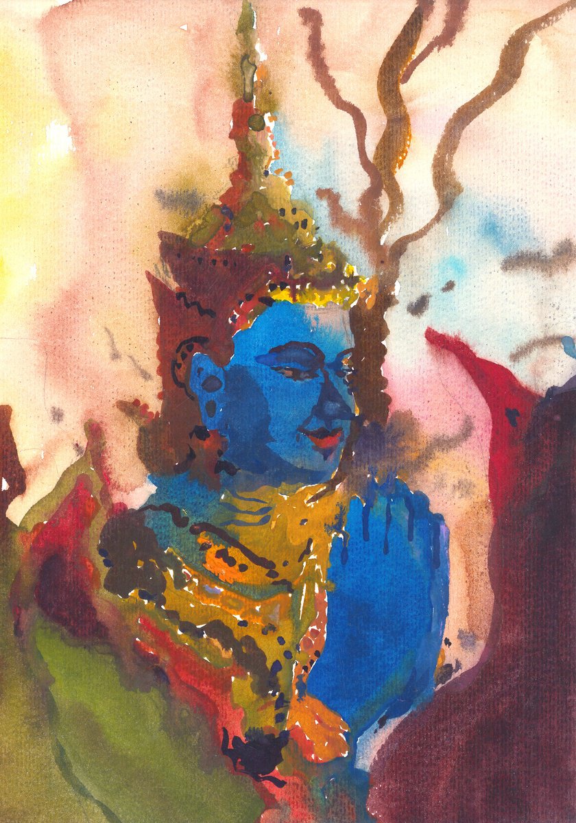 Blue Buddha by Tanbelia