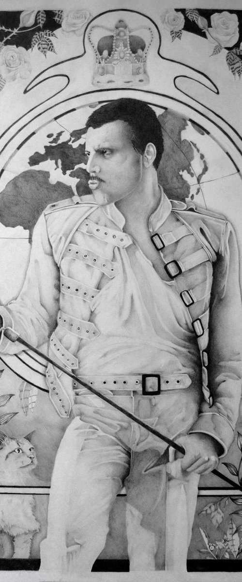 Freddie Mercury by Majda Susnik
