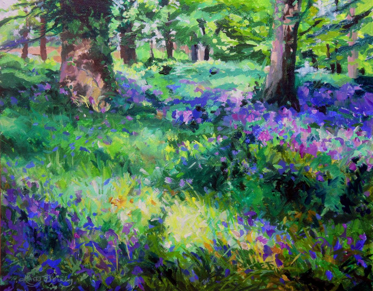 Bluebell whispers by Kirsty Bonning