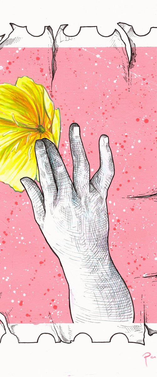 Death stamp VI by Paul Ward