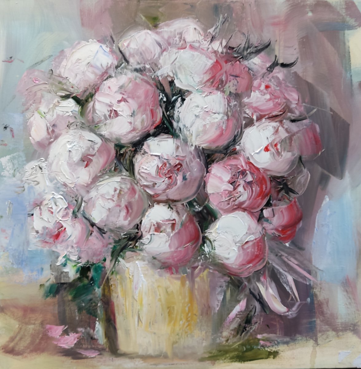 Bouquet of pink peonies by HELINDA (Olga Muller)