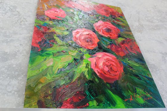 "Red roses"
