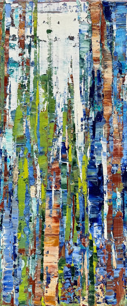 Summer forest at dawn by Svitlana Andriichenko