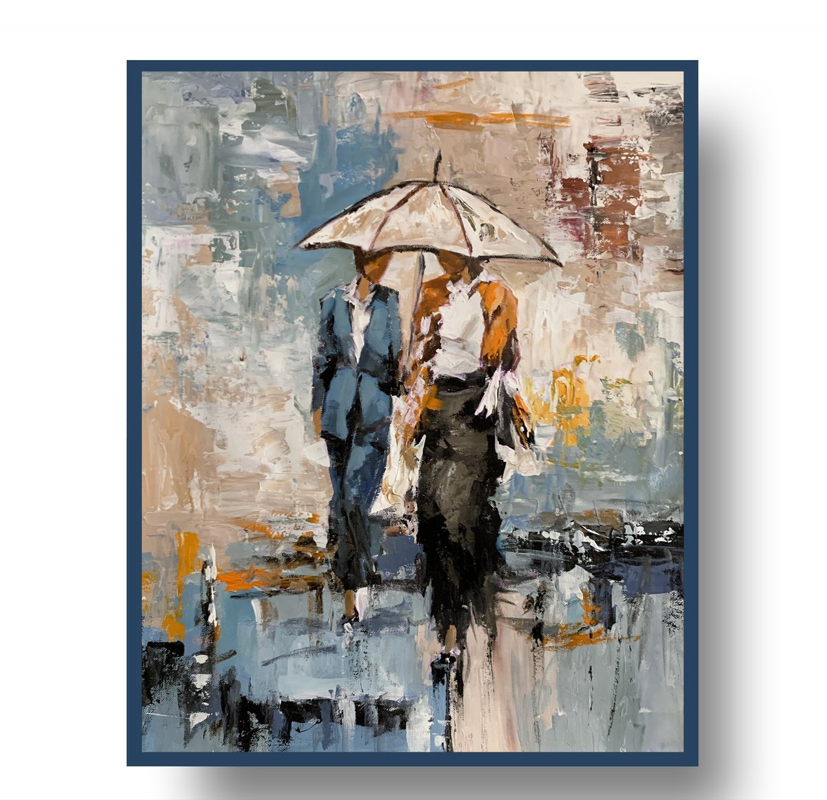 Under One Umbrella. By Vita Schagen, 16 X 20, Artwork For Sale On Artfinder