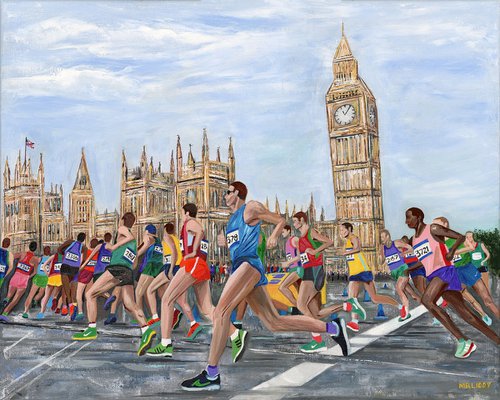 London Marathon by Maria Liddy