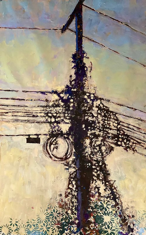 Weeds and wires by John Cottee