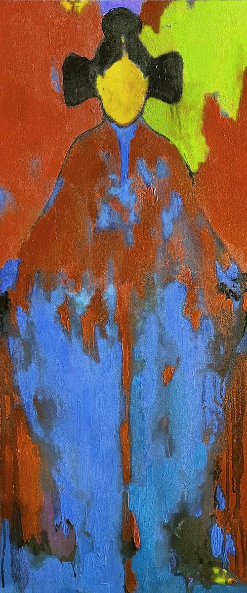 Post-Alienation in Green by Gela MIKAVA