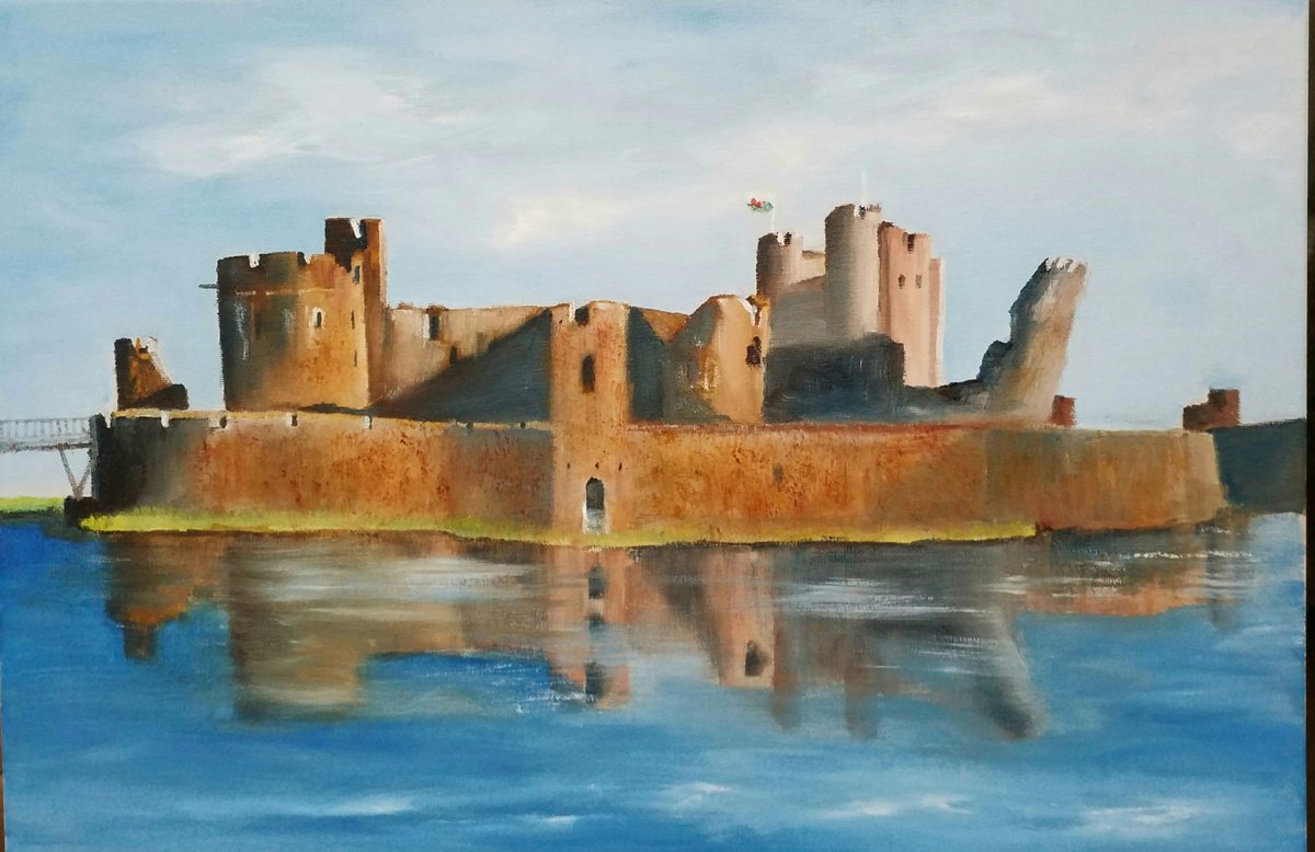 Caerphilly Castle by gerry porcher