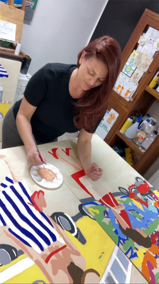 Snapshots of Summer Graffiti 64cm x 94.5cm