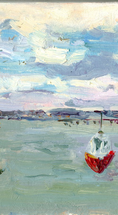 Spring sky. Harbour. Hove. by Tanya Sun