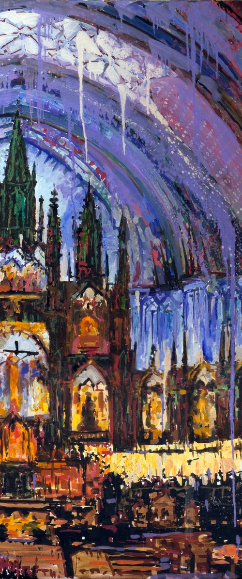 Christmas Notre-Dame by Alexandr Klemens