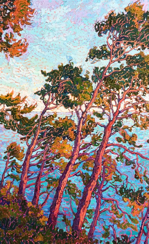 Pine Shore by Natalia Bessmertnova