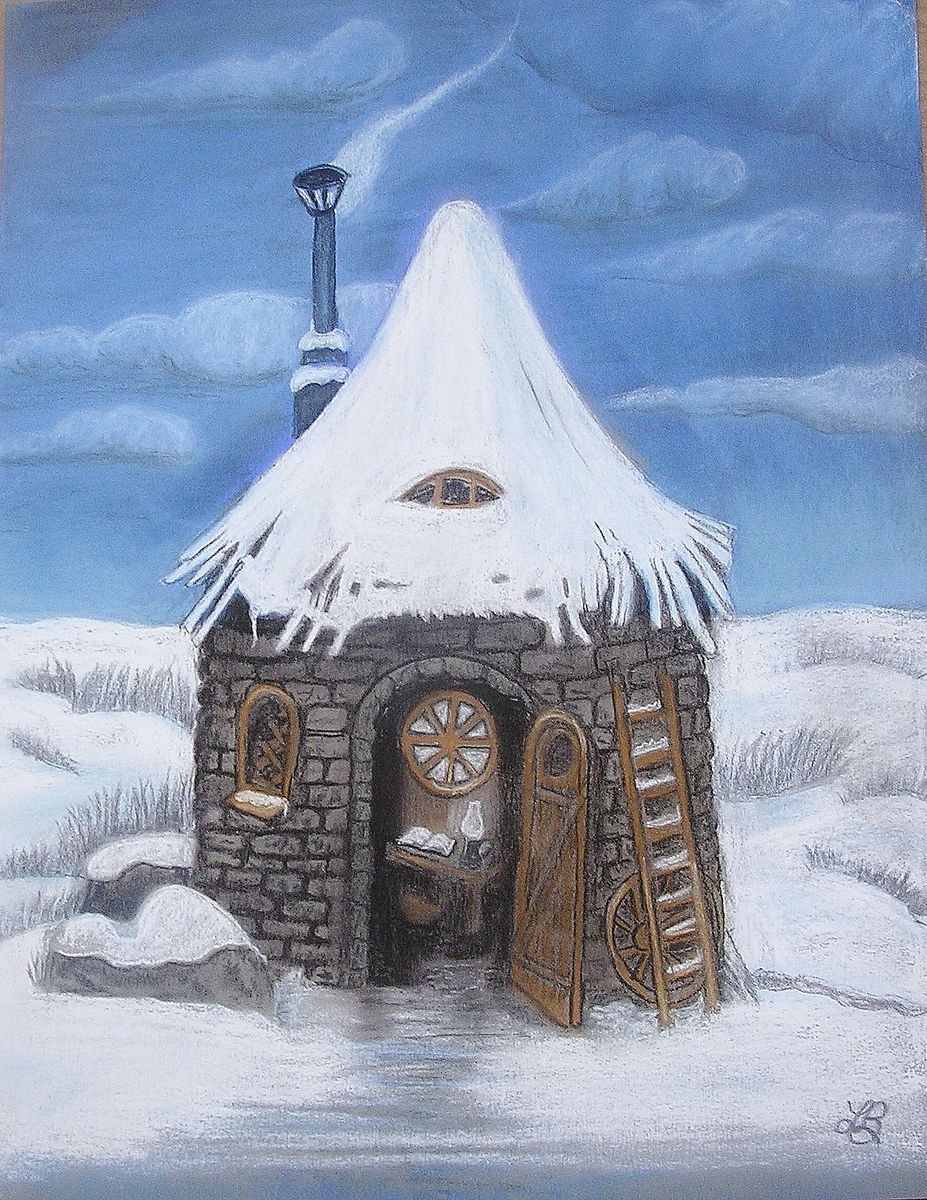 Wee Cabin in the Snow by Linda Burnett