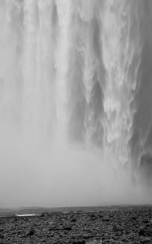 Skogafoss abstract by Baxter Bradford