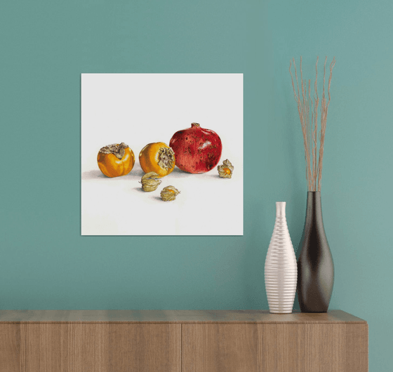 Pomegranate and Sharon Fruit