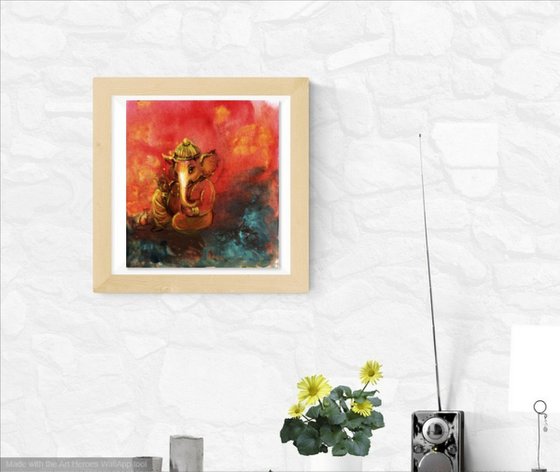 Lord Ganesha the cute one