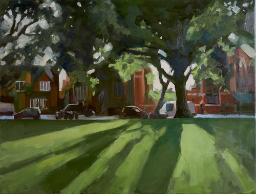 Sunlight & Shadows at Parsons Green by Isabel Hutchison