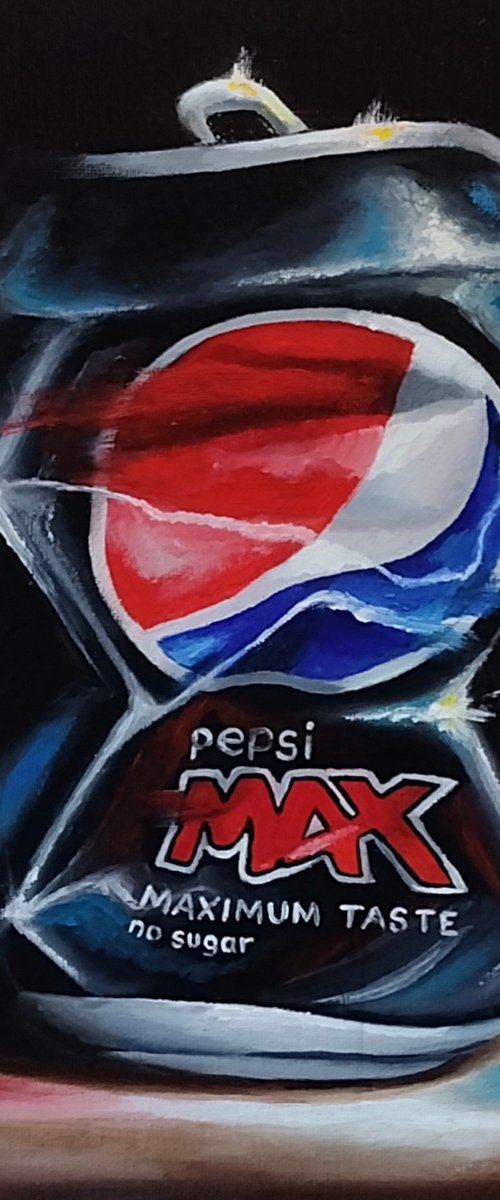 Pepsi Max Crush #1 still life by Jane Palmer Art