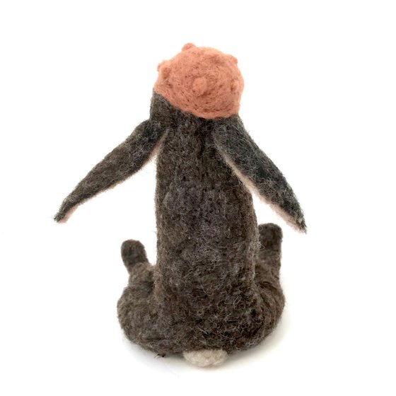 Miss Rose felted wool rabbit