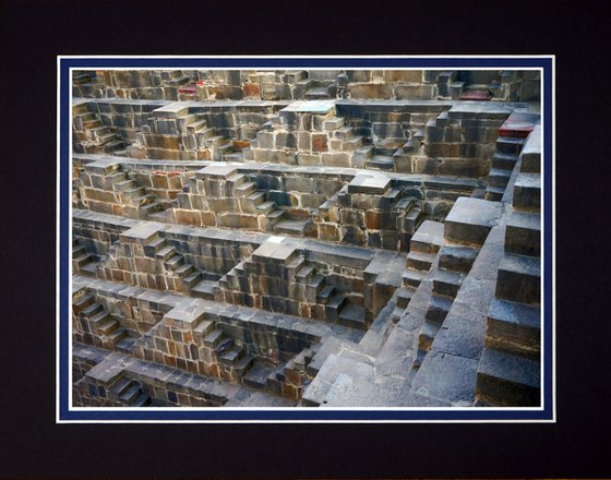 Real life Escher illusion, stepwell in India