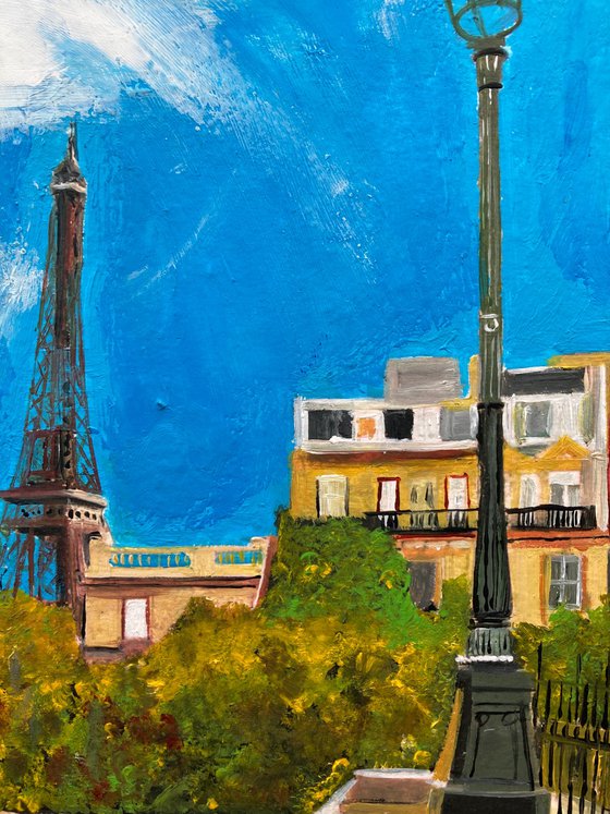 Bright And Sunny Paris In The Afternoon