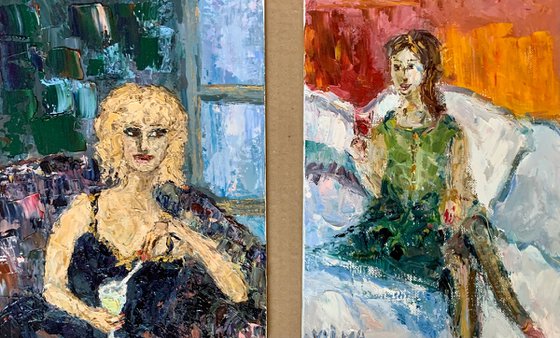 Evening with cocktail