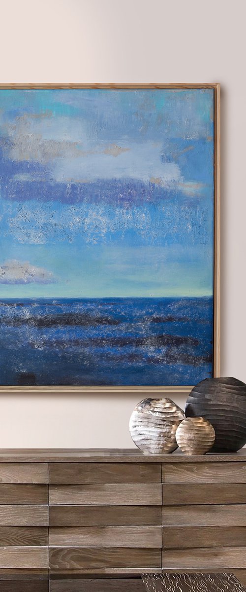 Cloud Framed 20x24" 51x60 cm by Bo Kravchenko by Bo Kravchenko
