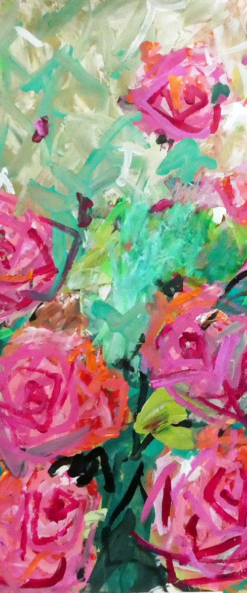 Sunrise Roses by Irene Wilkes