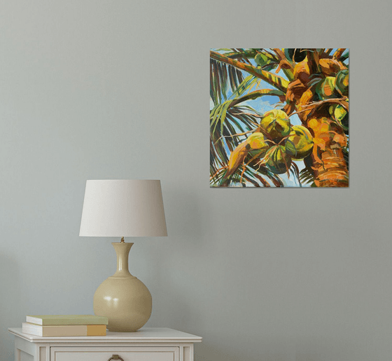 Sunlit. Palm, Limited Print