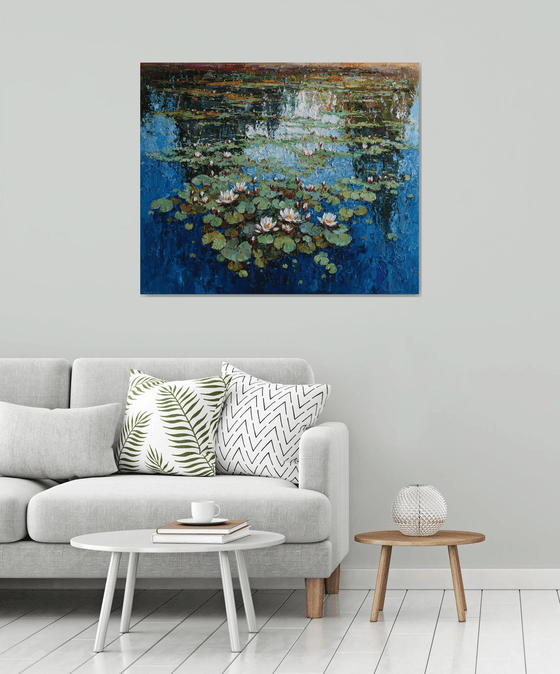 White Water Lilies Pond