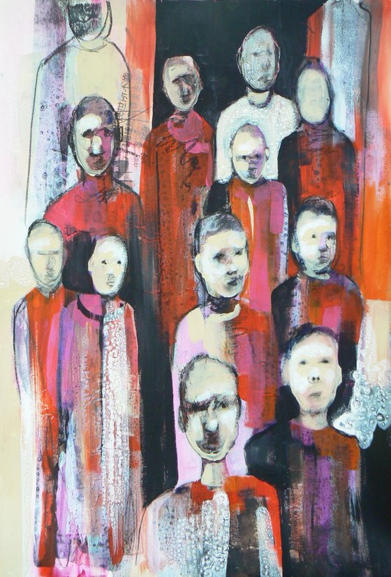 Study of a crowd #7