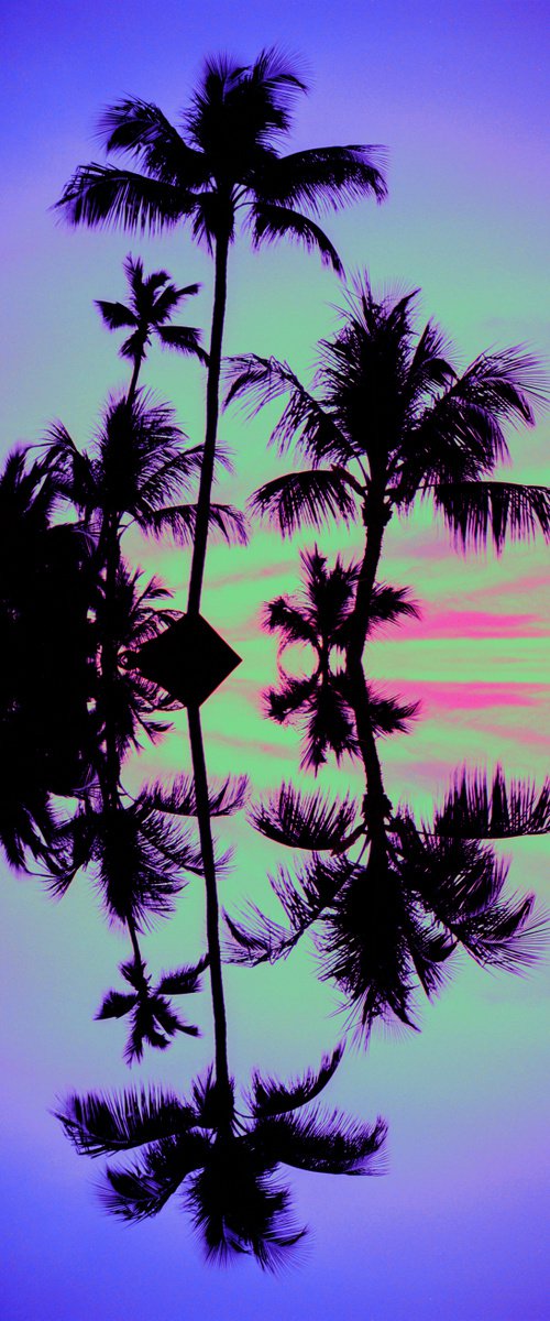 Tropical Palm Tree by Georgia Fitzgerald