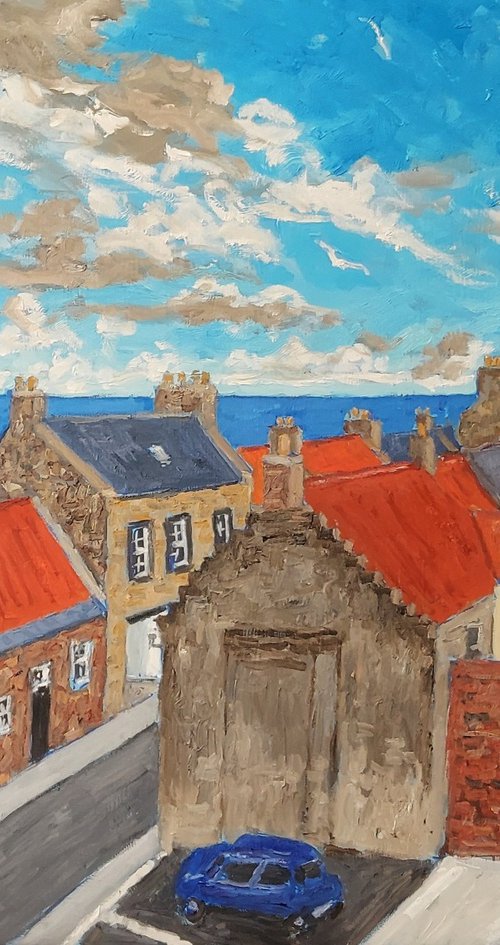 Cellardyke rooftops #2 by Colin Ross Jack