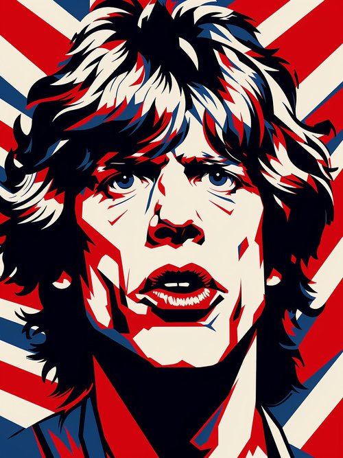 Mick Jagger by Kosta Morr