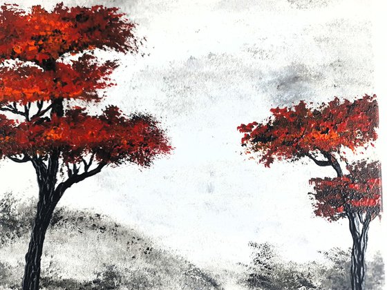 Gray landscape