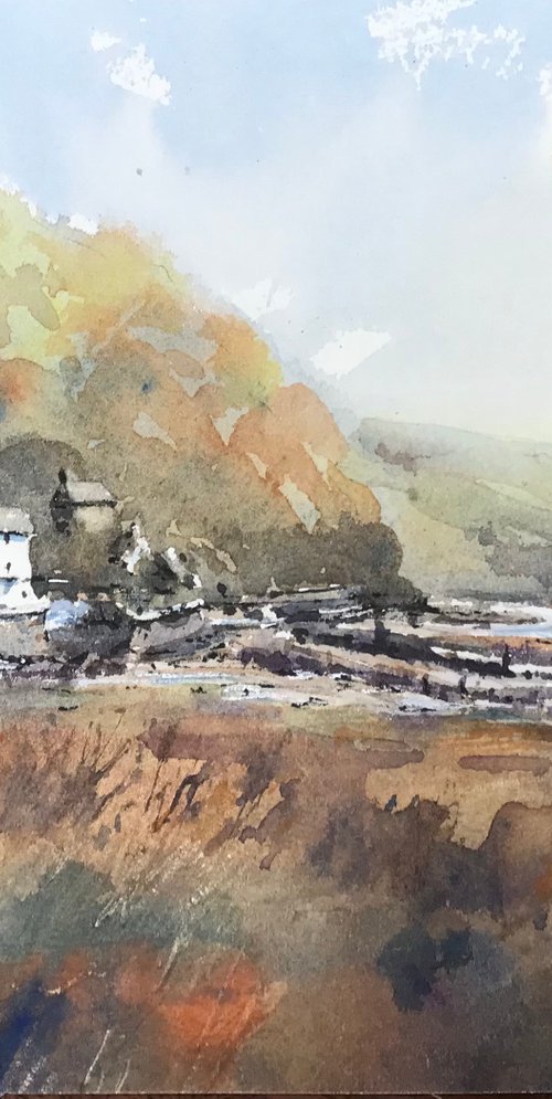 Boat house, Laugharne by Vicki Washbourne