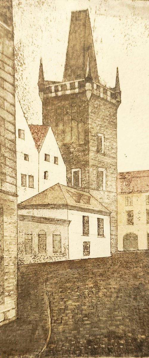Old Street. Prague by Vaclav Iljasenko