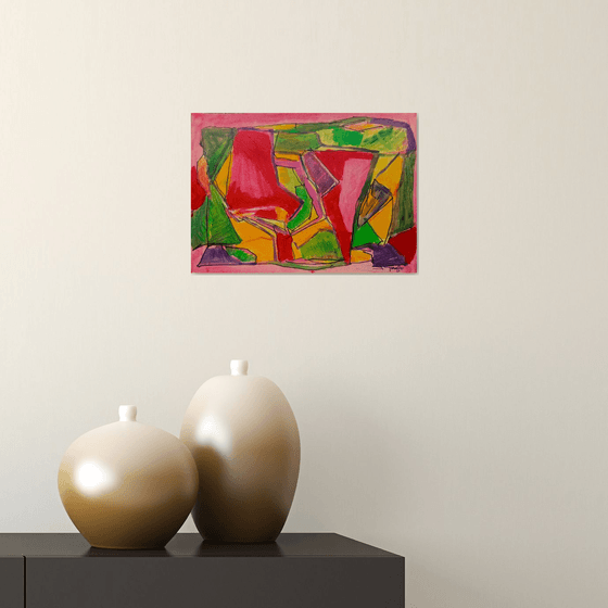Yesterday - original abstract