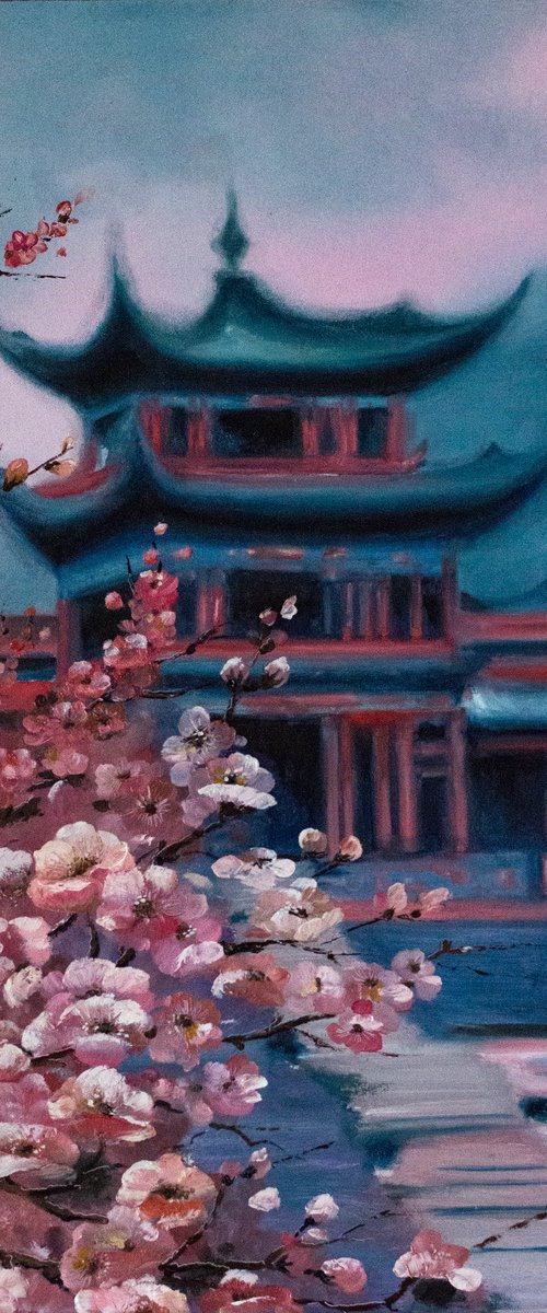 IN A JAPANESE GARDEN by Tetiana Tiplova