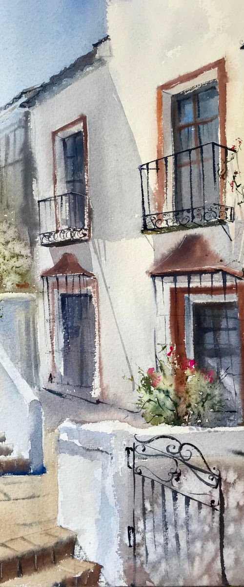 Street in Marbella, Spain by Eugenia Gorbacheva